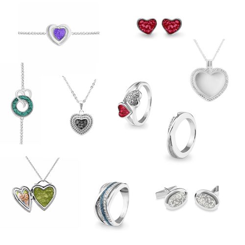 Complete Range of different Pet Memorial Jewellery